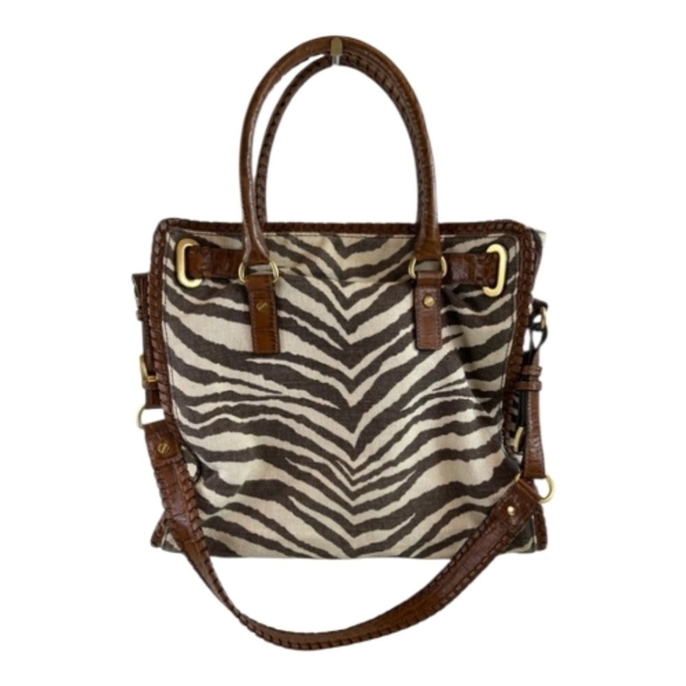 MICHAEL Michael Kors Hamilton Zebra Print Tote - Picture 3 of 7